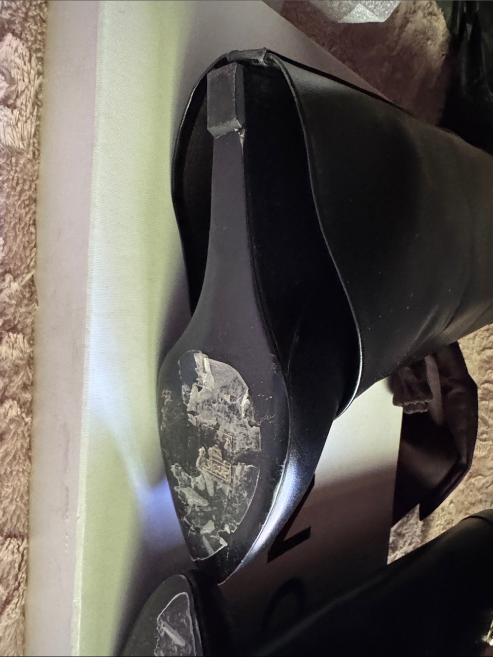 Givenchy shark lock Pant boots— Black Leather with Logo Charm. Very comfortable - Picture 10 of 17